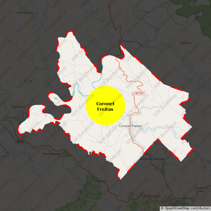 Imagem da Bandeira Coronel Freitas