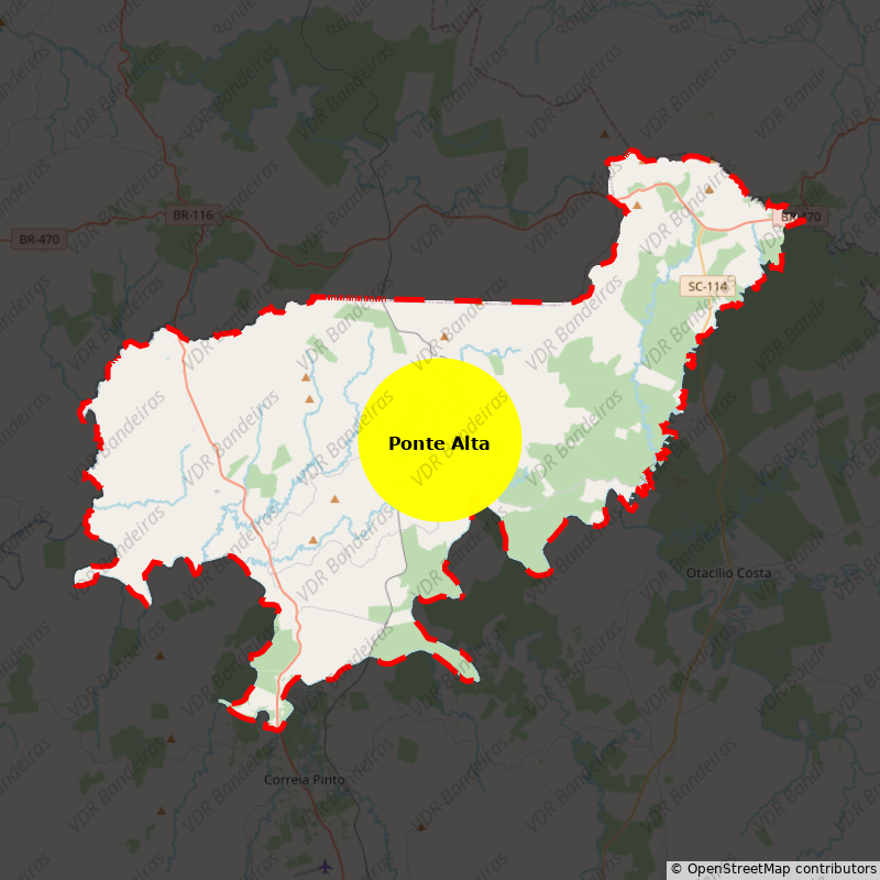 Imagem da Bandeira Ponte Alta