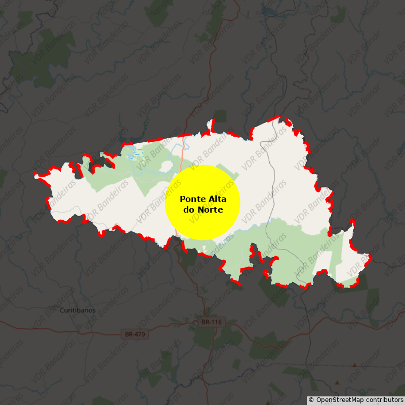 Imagem da Bandeira Ponte Alta do Norte