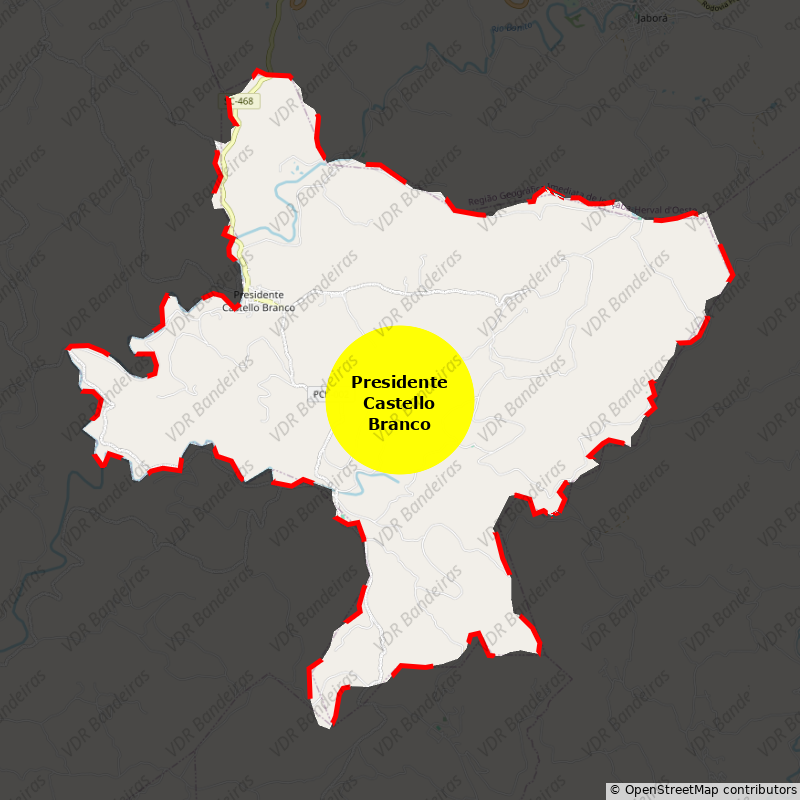 Imagem da Bandeira Presidente Castello Branco