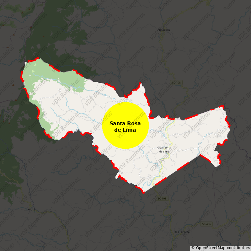 Imagem da Bandeira Santa Rosa de Lima