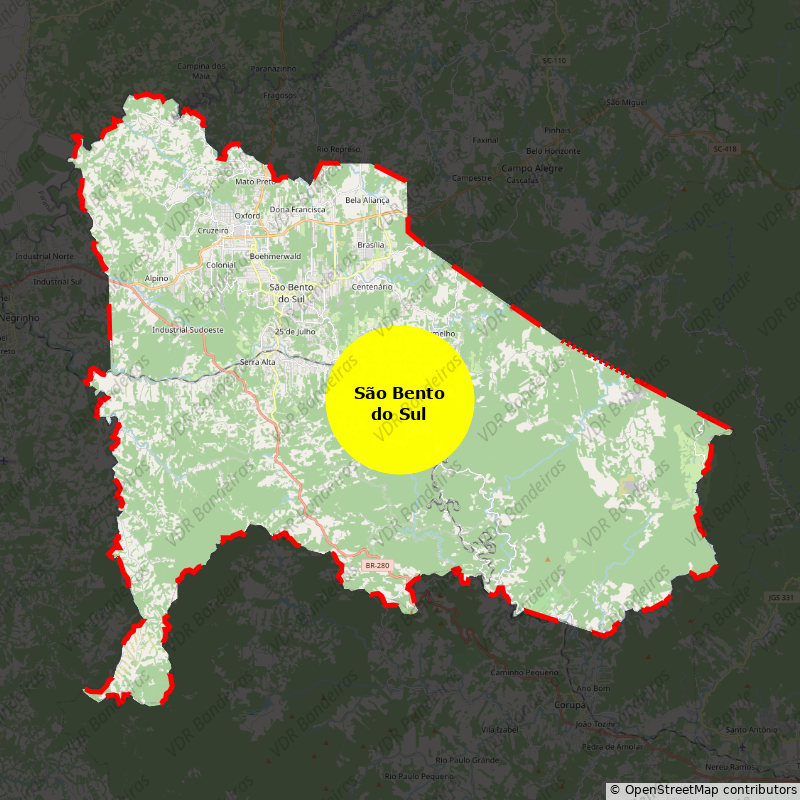 Imagem da Bandeira São Bento do Sul