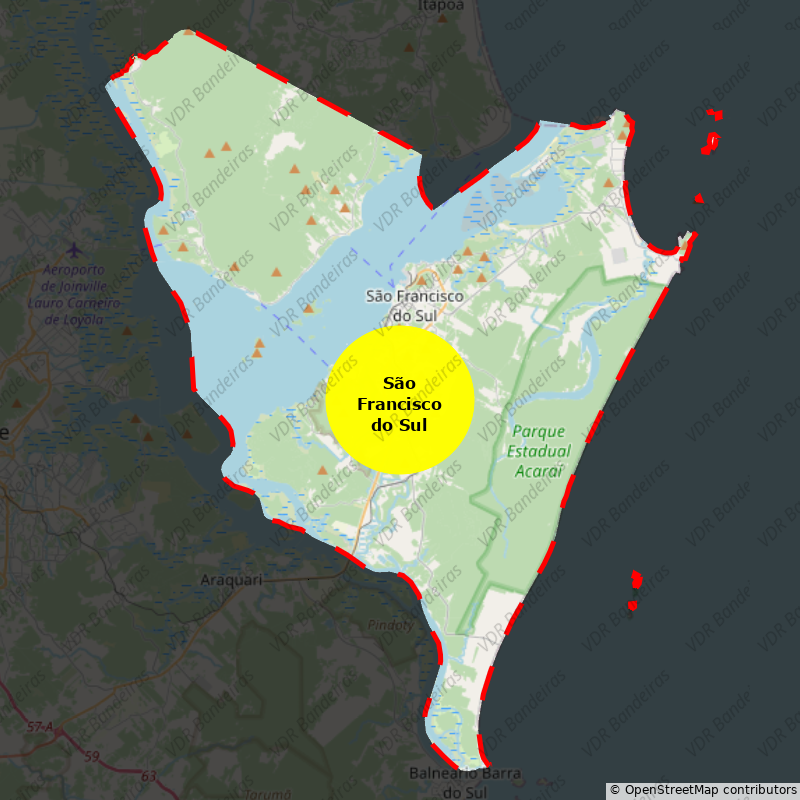 Imagem da Bandeira São Francisco do Sul