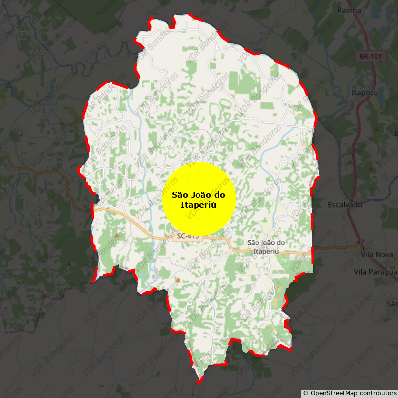 Imagem da Bandeira São João do Itaperiú