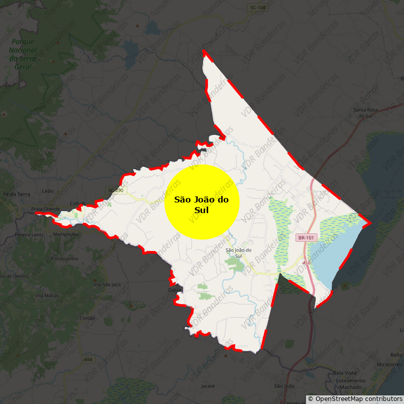 Imagem da Bandeira São João do Sul