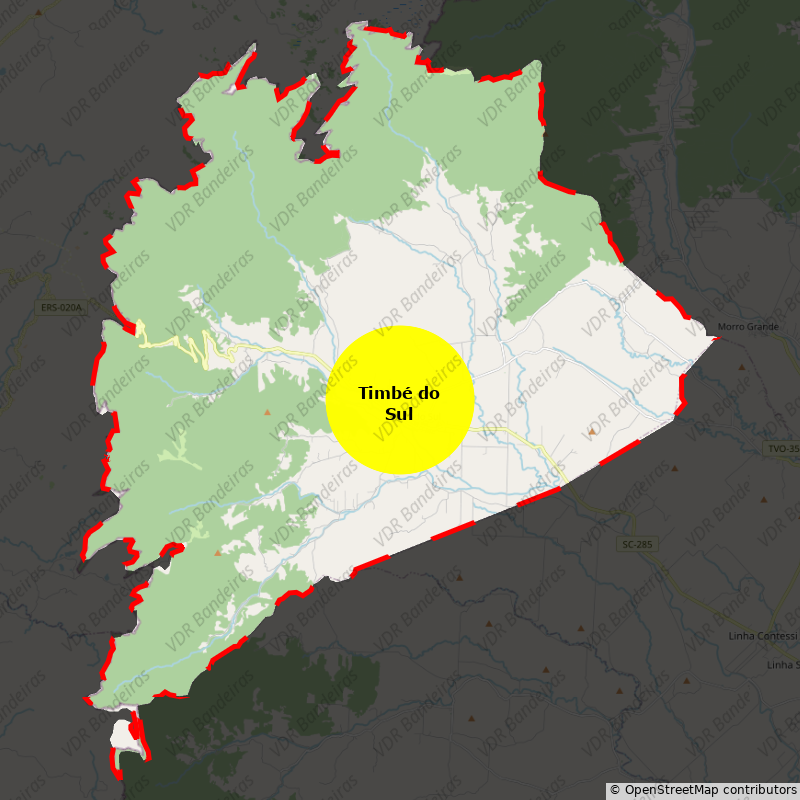 Imagem da Bandeira Timbé do Sul
