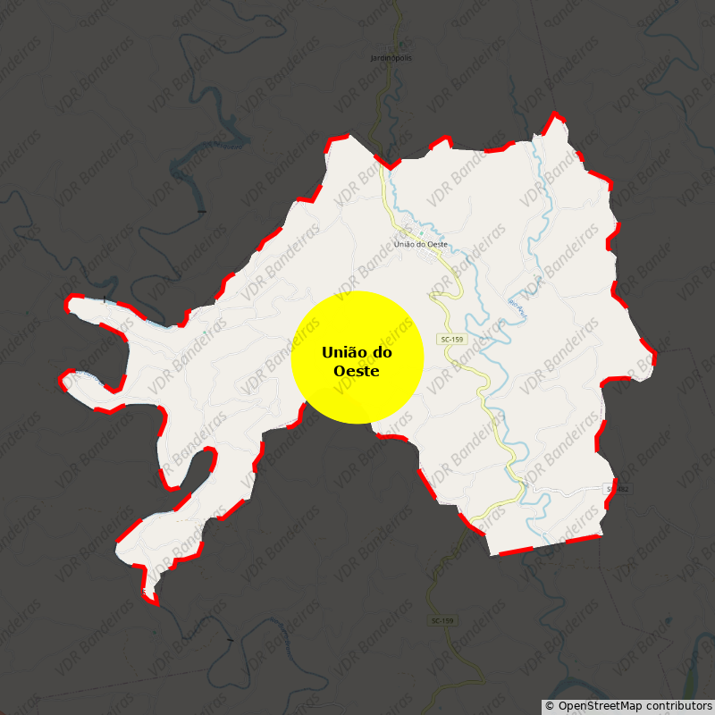 Imagem da Bandeira União do Oeste