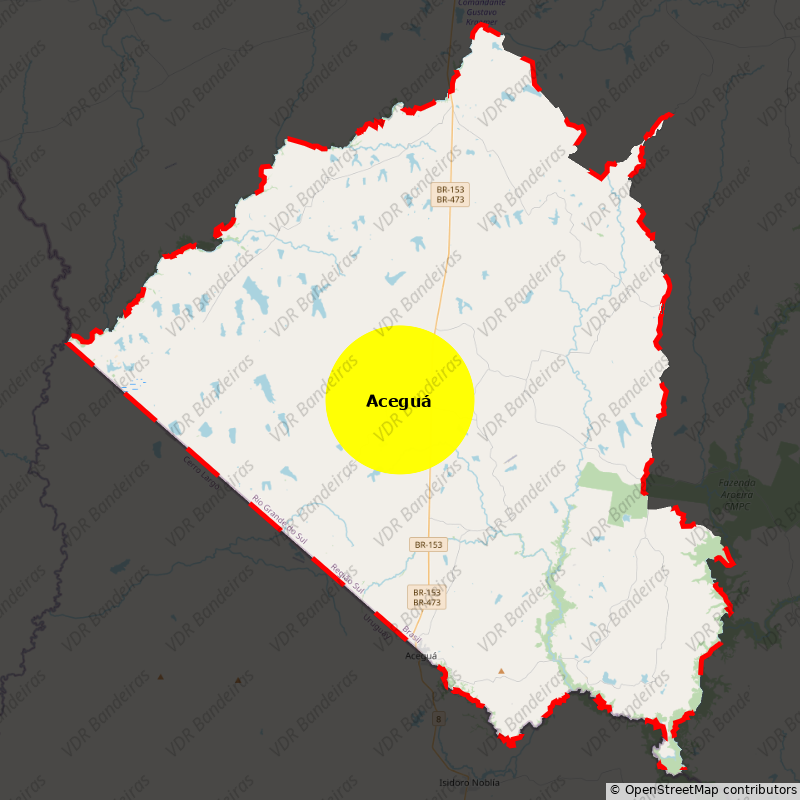 Imagem da Bandeira Aceguá