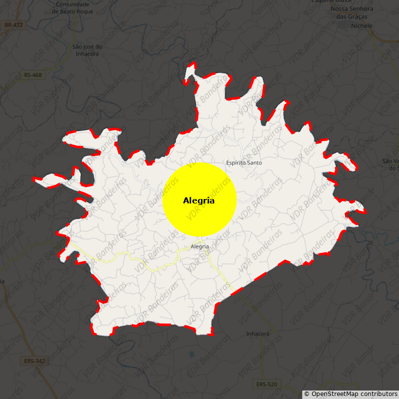 Imagem da Bandeira Alegria