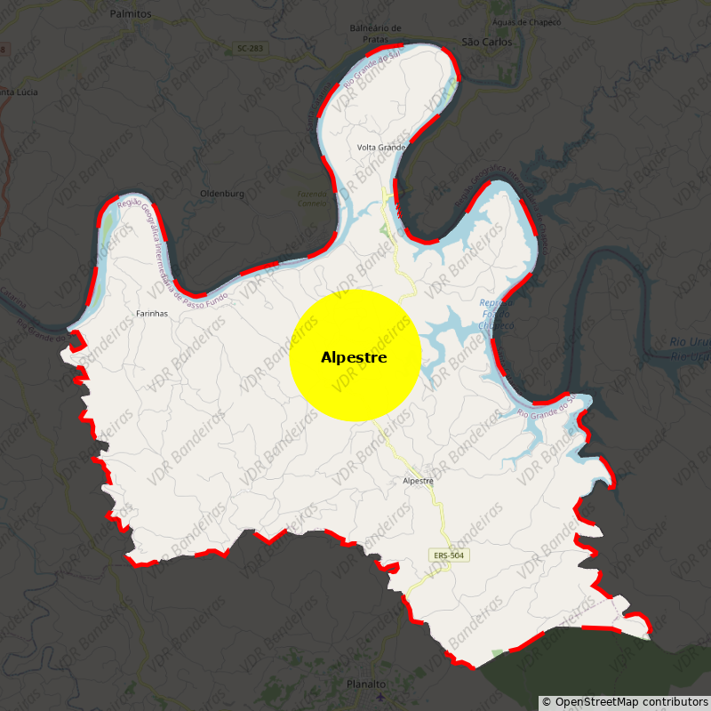 Imagem da Bandeira Alpestre