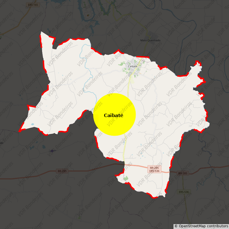 Imagem da Bandeira Caibaté