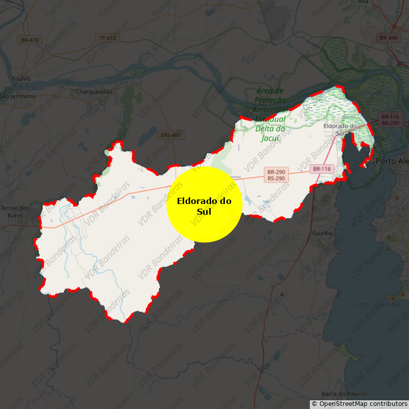 Imagem da Bandeira Eldorado do Sul