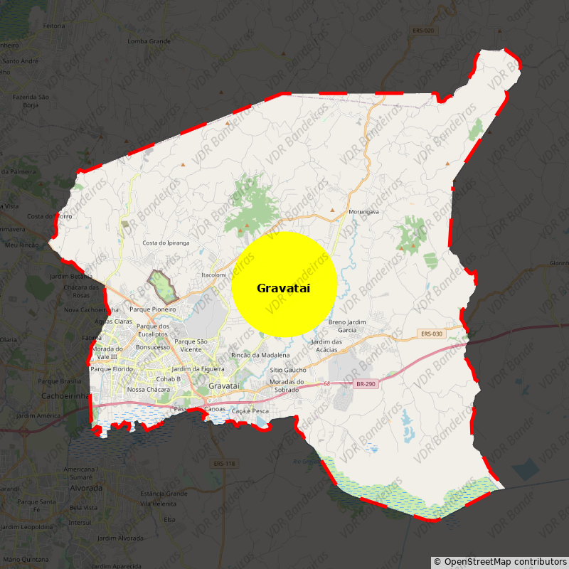 Imagem da Bandeira Gravataí