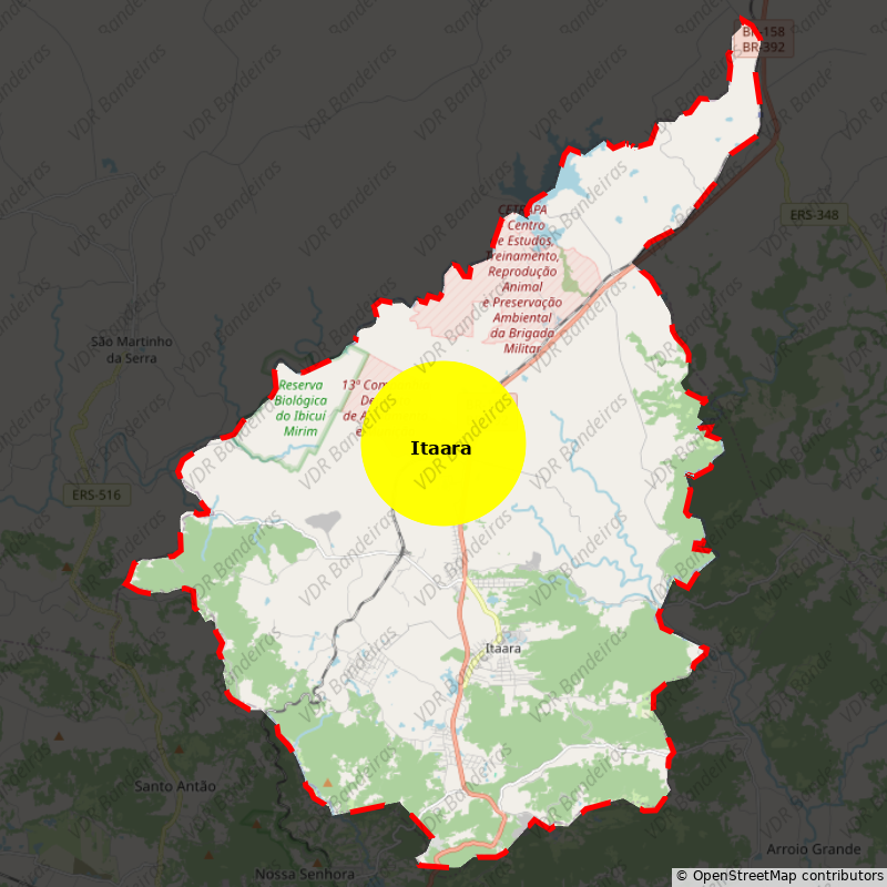 Imagem da Bandeira Itaara