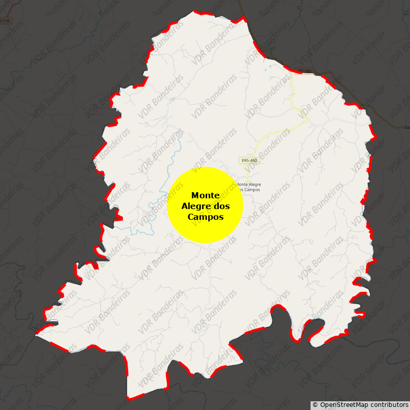 Imagem da Bandeira Monte Alegre dos Campos