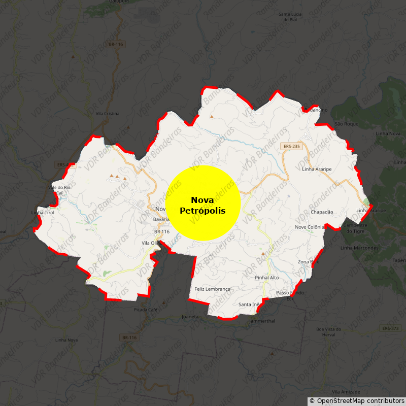 Imagem da Bandeira Nova Petrópolis