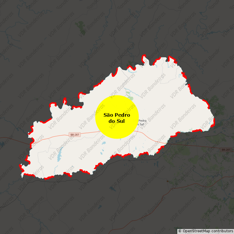 Imagem da Bandeira São Pedro do Sul