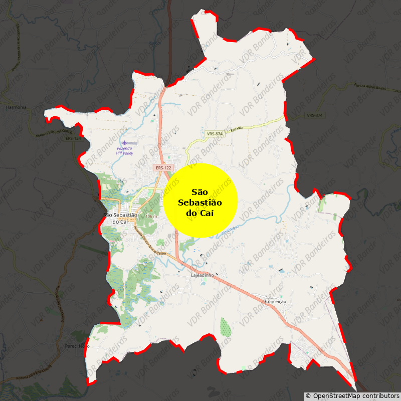 Imagem da Bandeira São Sebastião do Caí