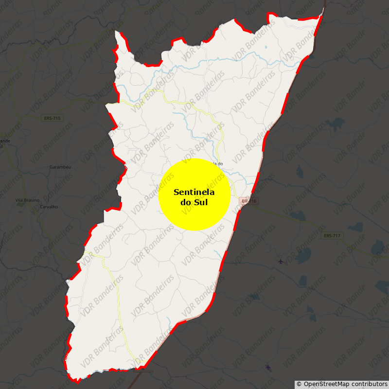 Imagem da Bandeira Sentinela do Sul