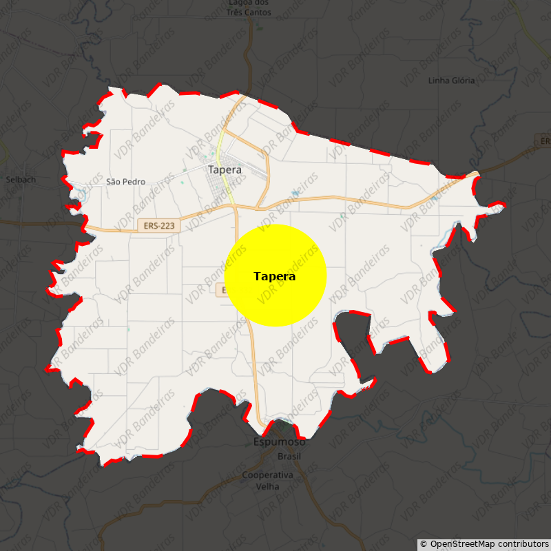 Imagem da Bandeira Tapera