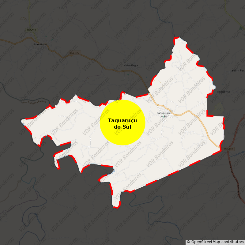 Imagem da Bandeira Taquaruçu do Sul