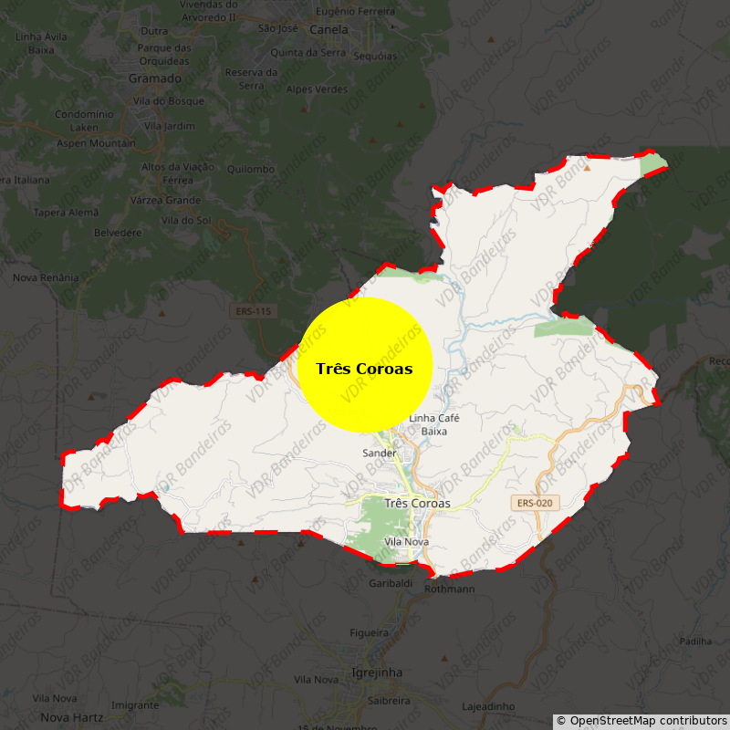 Imagem da Bandeira Três Coroas