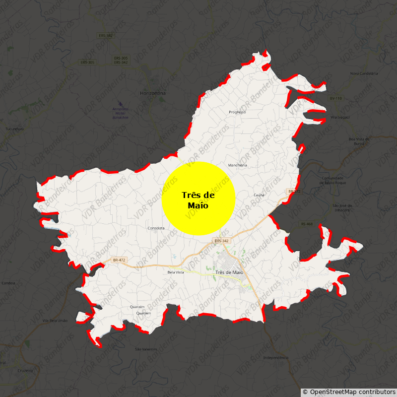 Imagem da Bandeira Três de Maio