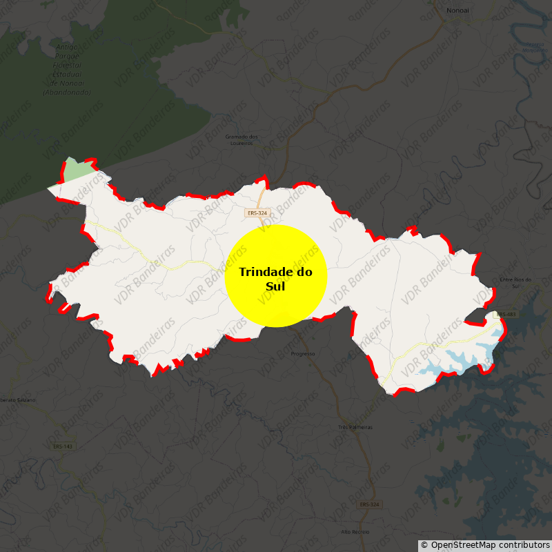 Imagem da Bandeira Trindade do Sul
