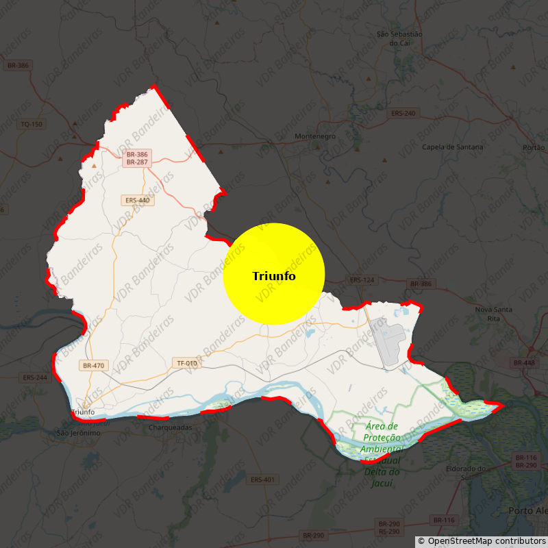 Imagem da Bandeira Triunfo