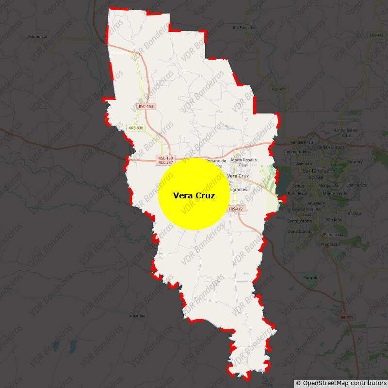 Imagem da Bandeira Vera Cruz