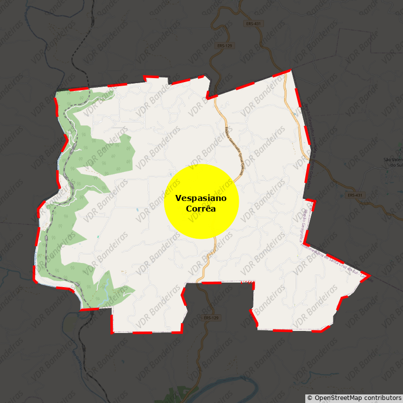 Imagem da Bandeira Vespasiano Corrêa