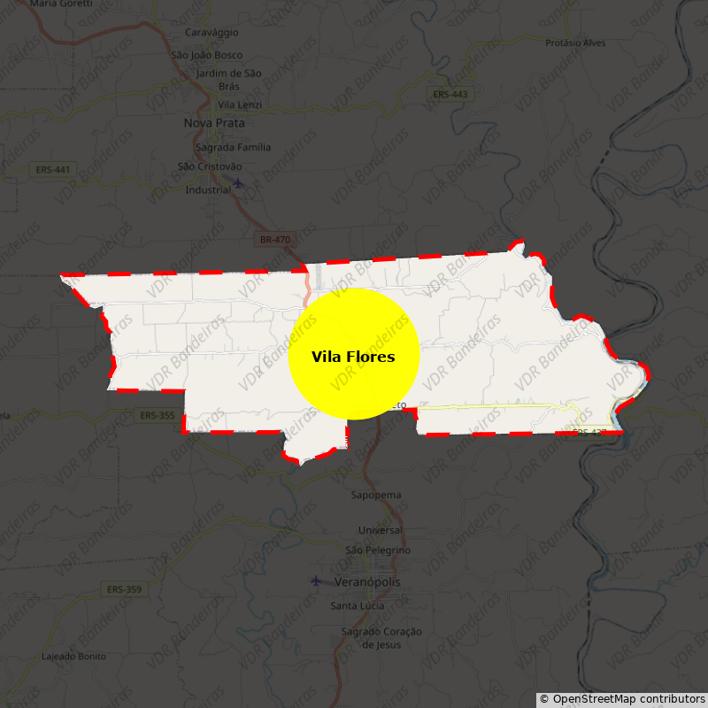 Imagem da Bandeira Vila Flores