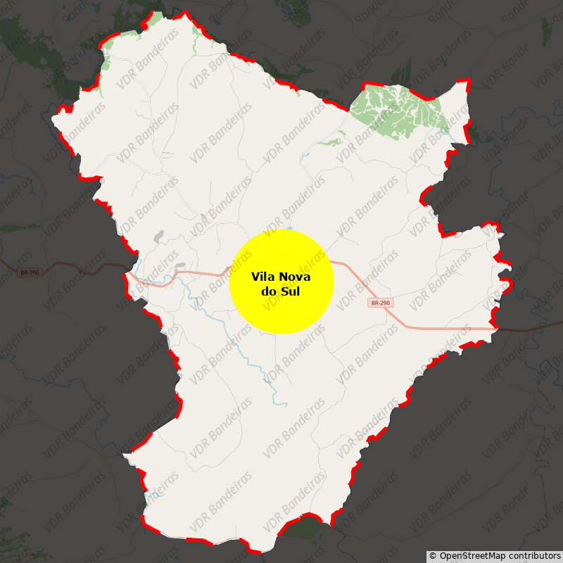 Imagem da Bandeira Vila Nova do Sul