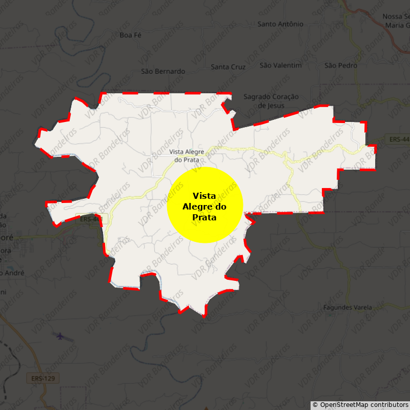 Imagem da Bandeira Vista Alegre do Prata