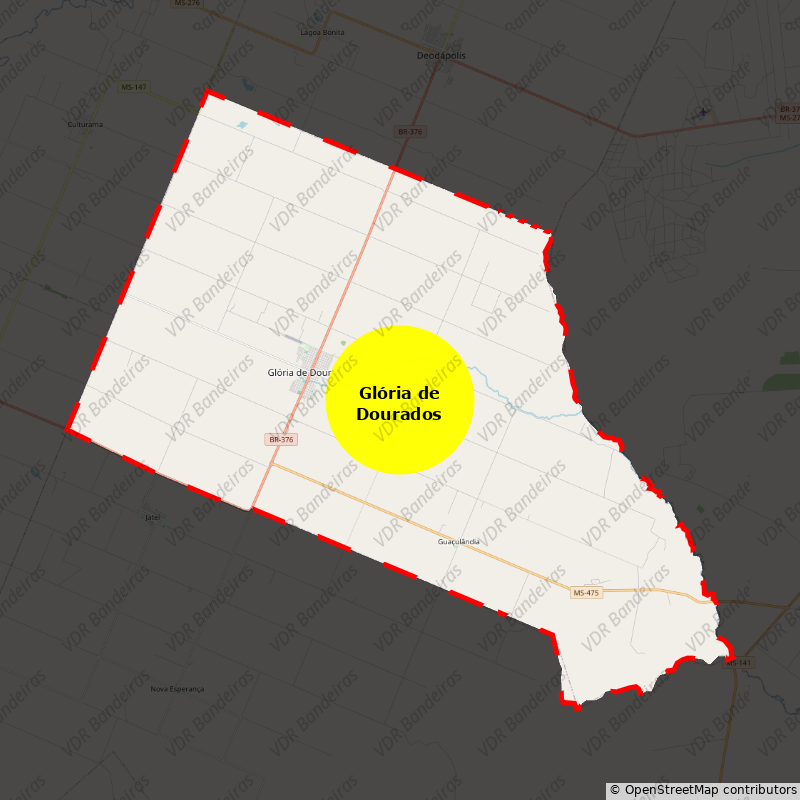 Imagem da Bandeira Glória de Dourados