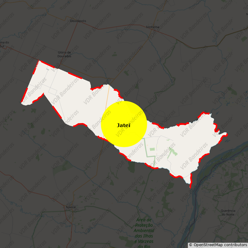 Imagem da Bandeira Jateí