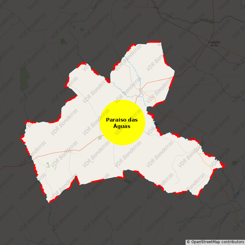 Imagem da Bandeira Paraíso das Águas