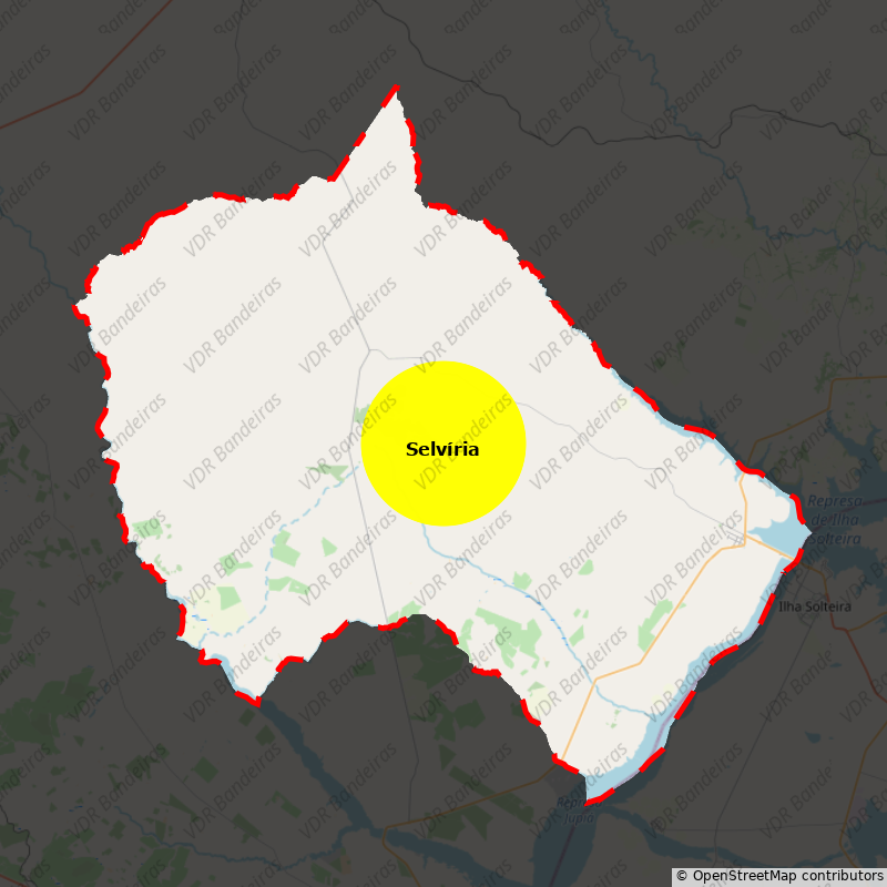 Imagem da Bandeira Selvíria