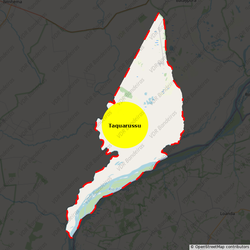 Imagem da Bandeira Taquarussu