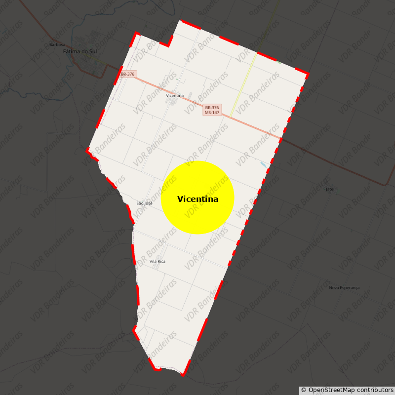 Imagem da Bandeira Vicentina