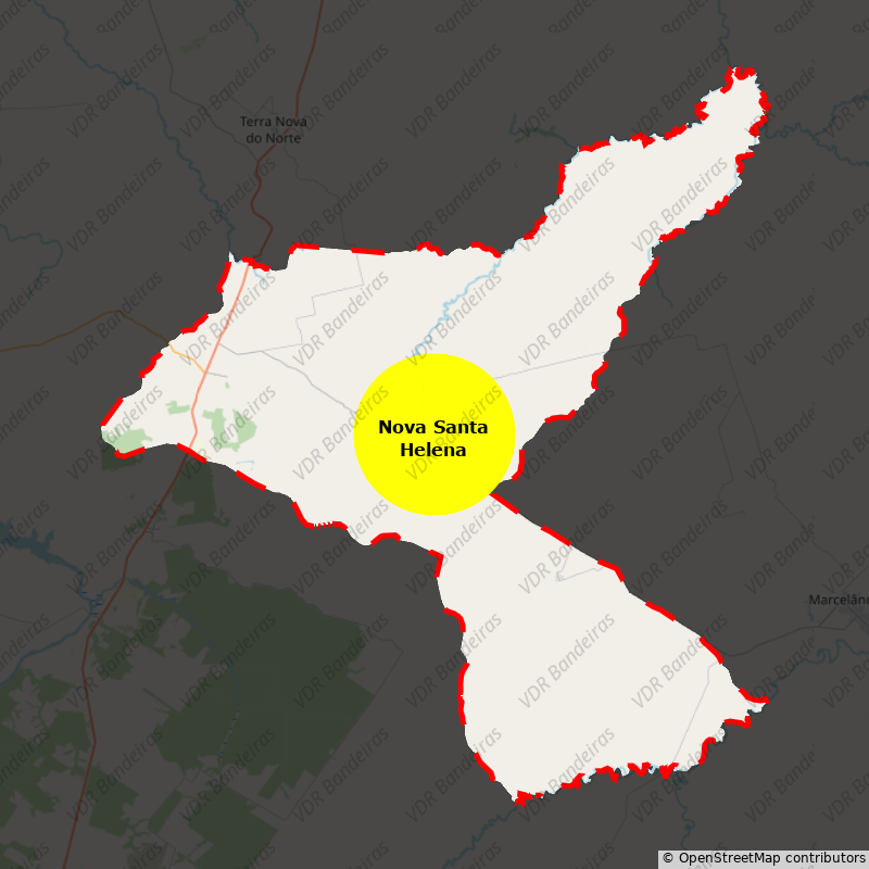 Imagem da Bandeira Nova Santa Helena