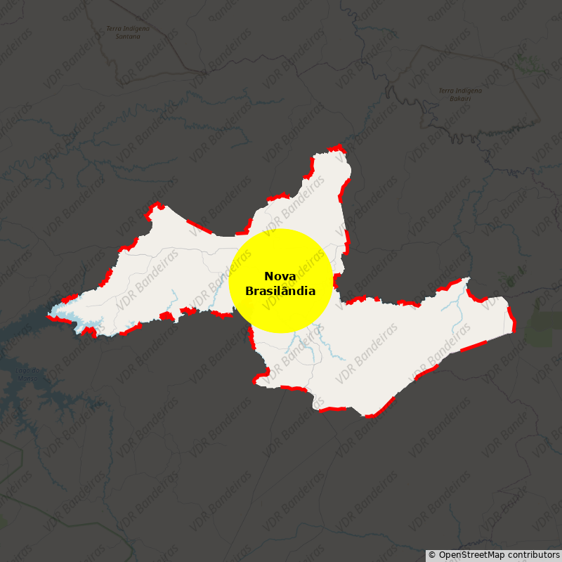 Imagem da Bandeira Nova Brasilândia
