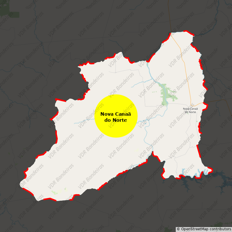 Imagem da Bandeira Nova Canaã do Norte