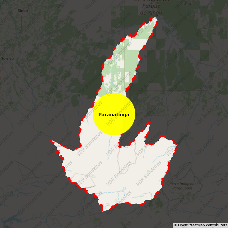 Imagem da Bandeira Paranatinga