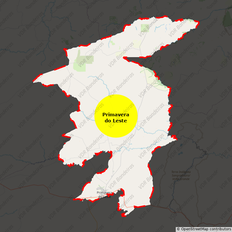 Imagem da Bandeira Primavera do Leste