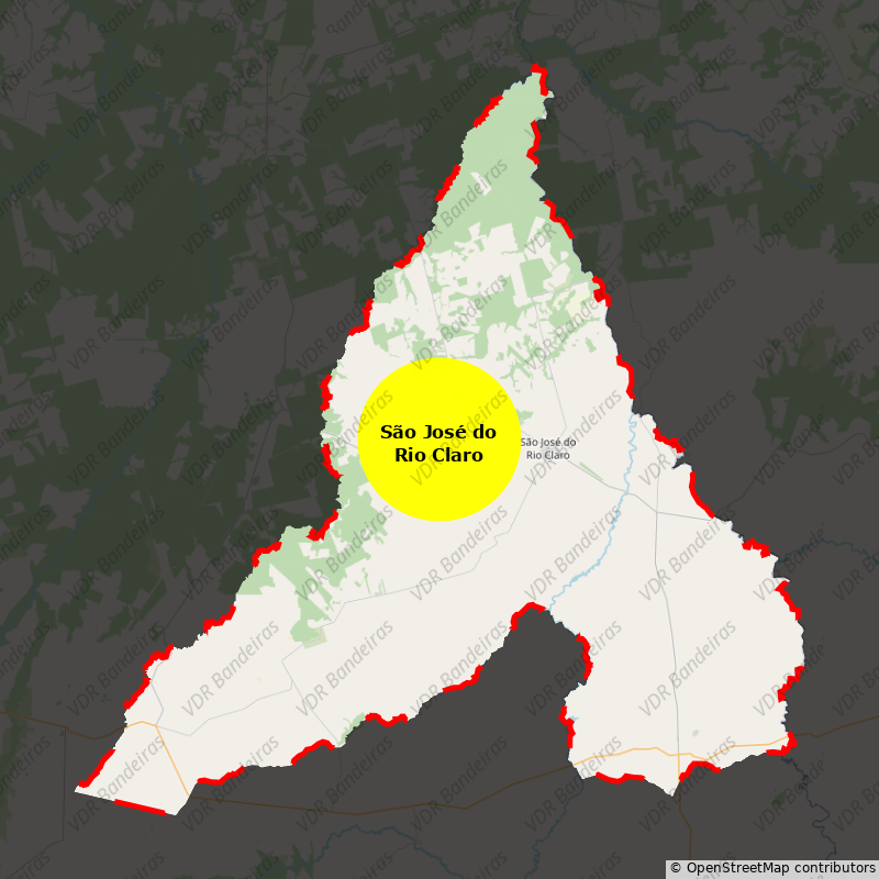 Imagem da Bandeira São José do Rio Claro