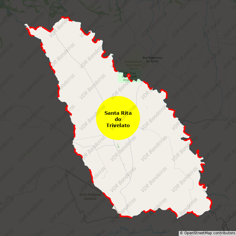 Imagem da Bandeira Santa Rita do Trivelato