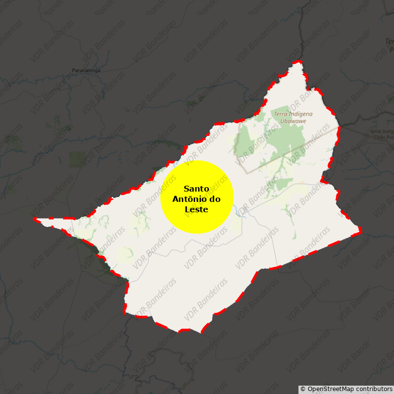 Imagem da Bandeira Santo Antônio do Leste