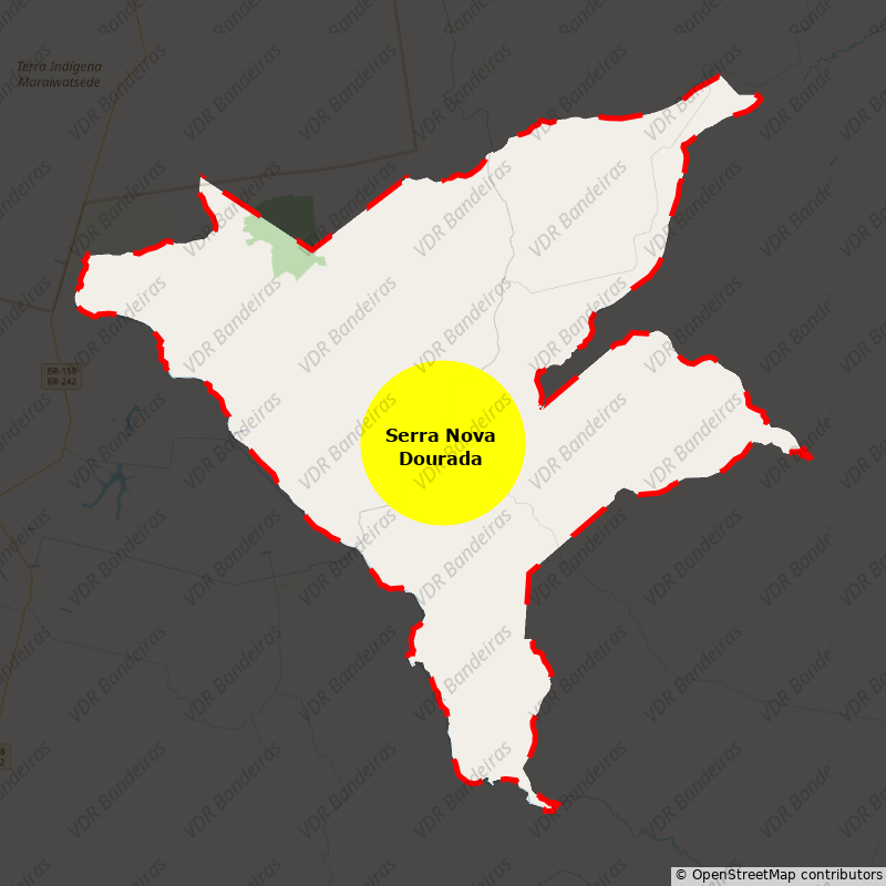 Imagem da Bandeira Serra Nova Dourada