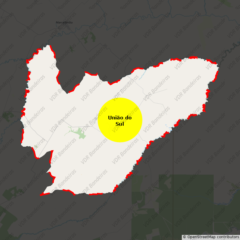 Imagem da Bandeira União do Sul